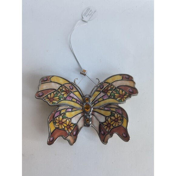 Butterfly Ornament Silken Wings Porcelain Bradford Black-Eyed Susan - Picture 1 of 4